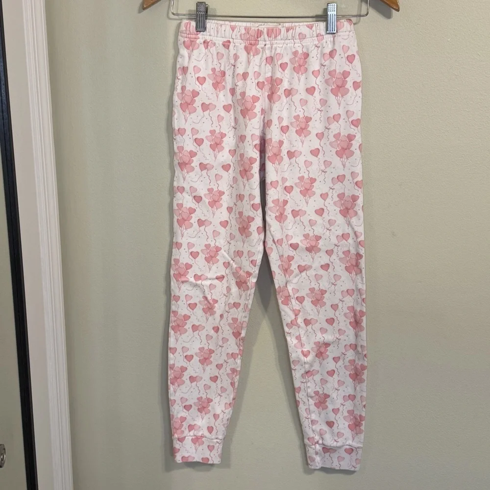Dondolo Women’s Pink Heart Balloon Pajama Set Size S Valentine Collection Lounge - Picture 5 of 11